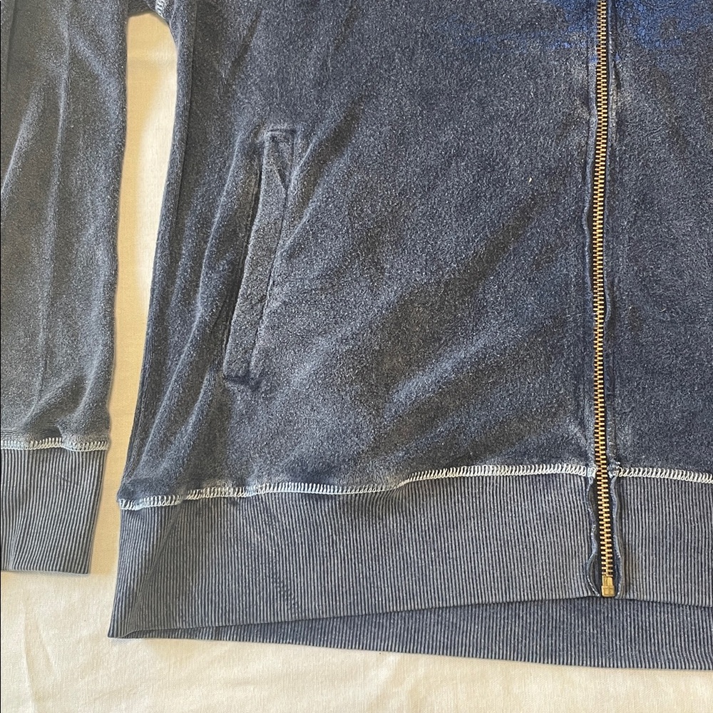 Vintage Blue Zip Up - Picture 4 of 12